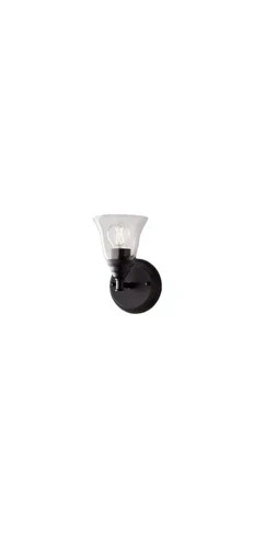 NEW Hampton Bay Marsden 5.5 in. 1-Light Matte Black Transitional Wall Sconce gallery