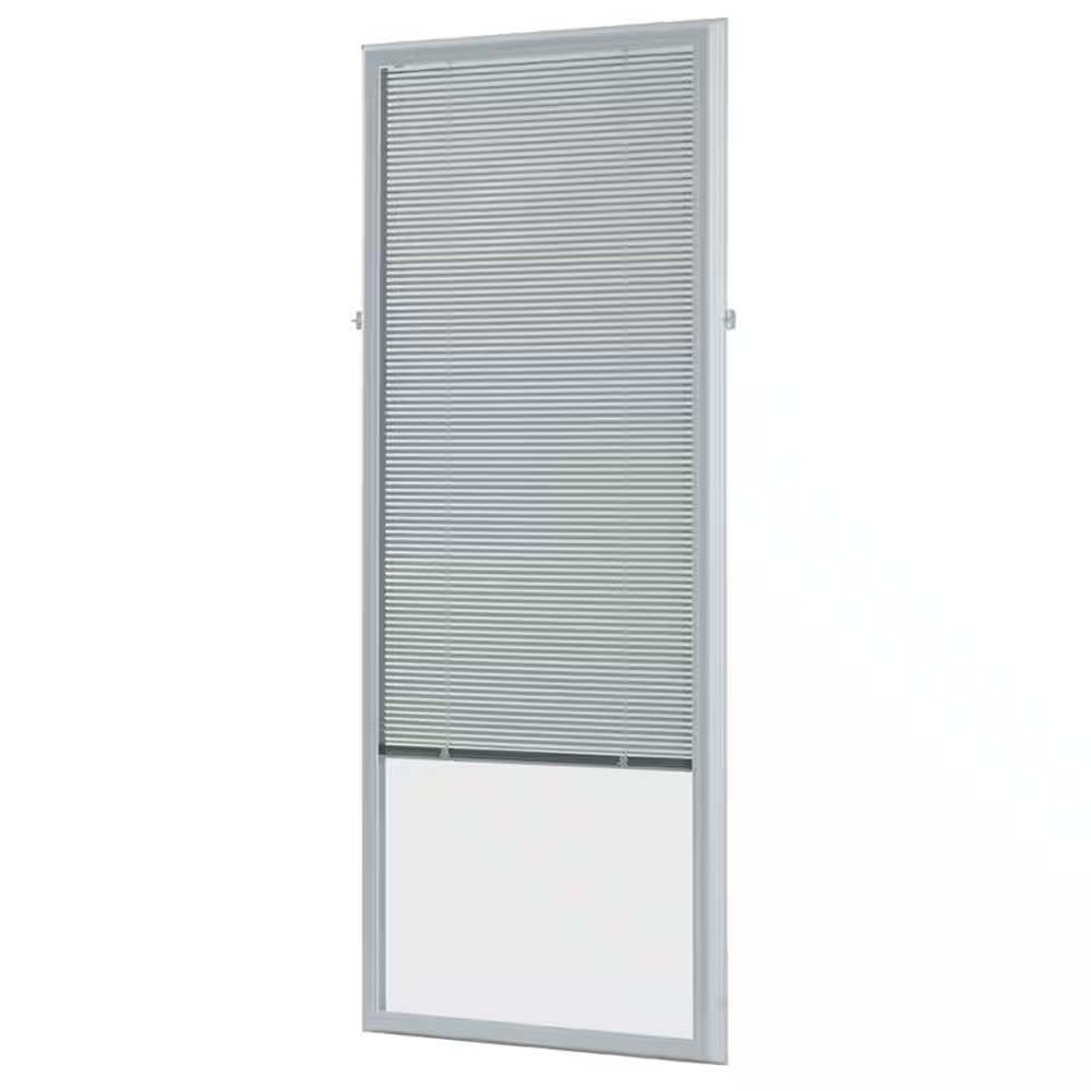 White Cordless Add-On Blinds for Raised Frame Doorglass 21-3/4 In. Width X 65-3/ gallery