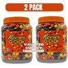 Reese’s Pieces Peanut Butter Candy 62 oz Jar (2 Pack) Bulk Party Candy Exp 12/26 gallery