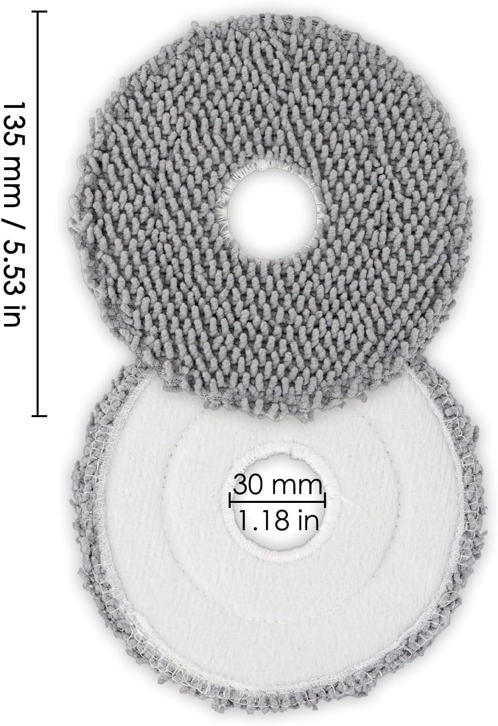 8 Pieces - Replacement Mop Pads for iRobot Roomba Plus 405 Combo/Plus 405 Combo/ gallery