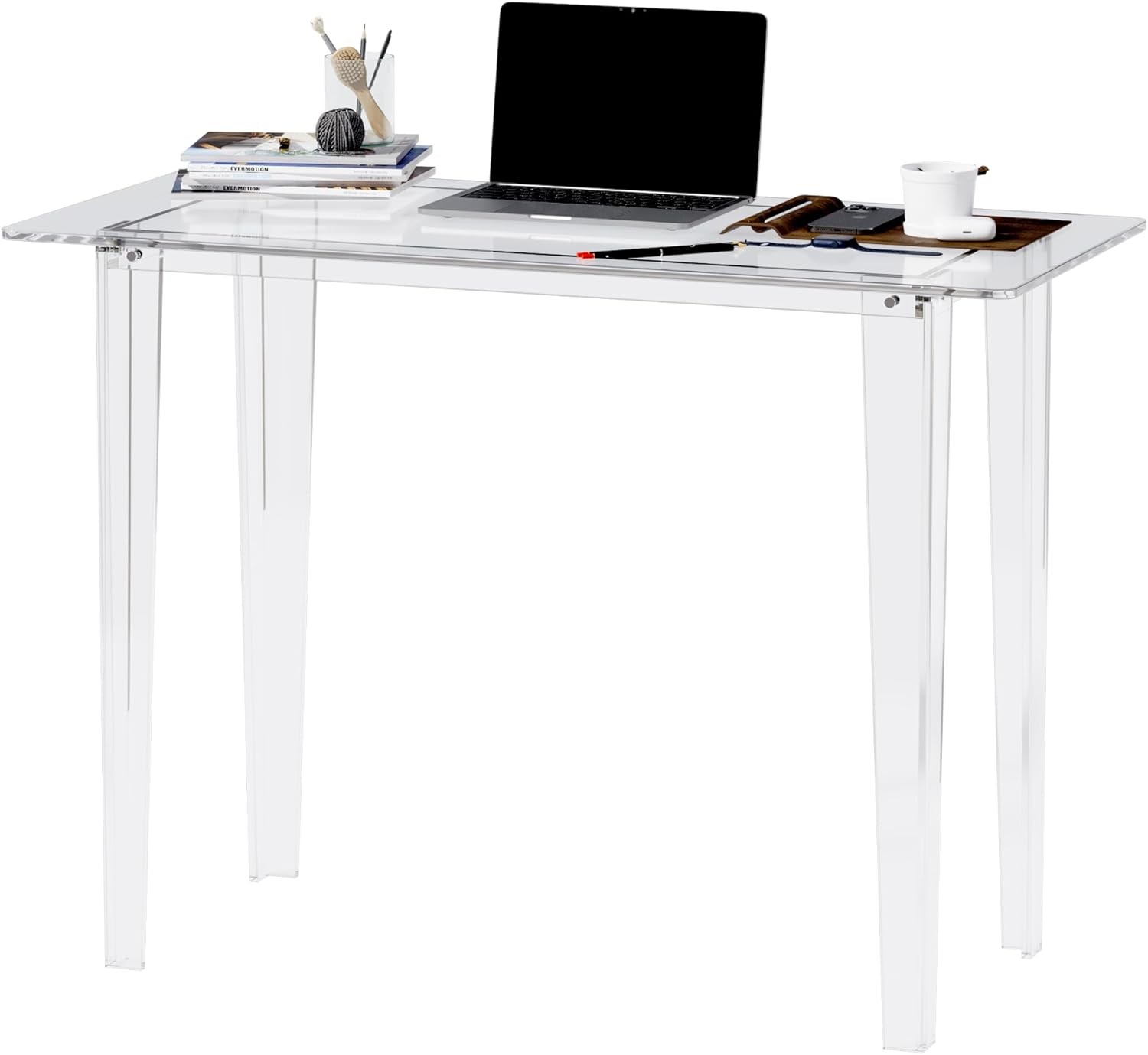 Acrylic Desk Acrylic Table & Clear Desk Modern Home Office Study Table Extended gallery