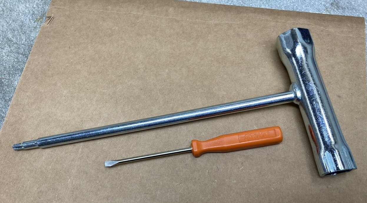 OEM STIHL 4237-890-3400 Spark Plug Torx Wrench +Screwdriver Blower Trimmer HS FS gallery