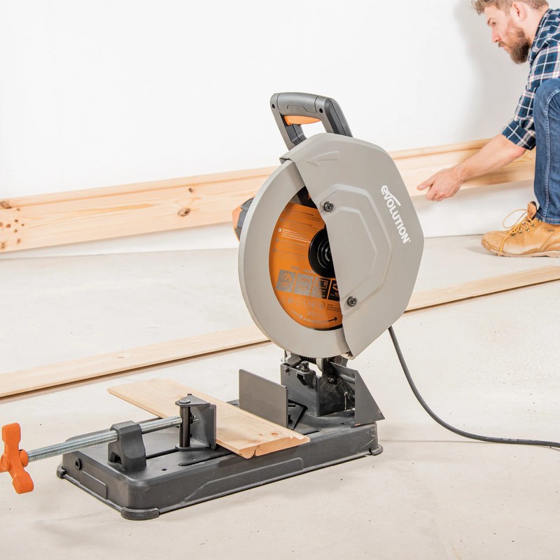 Evolution R355CPS: Multi-Material Cutting Chop Saw With 14 in. Blade gallery