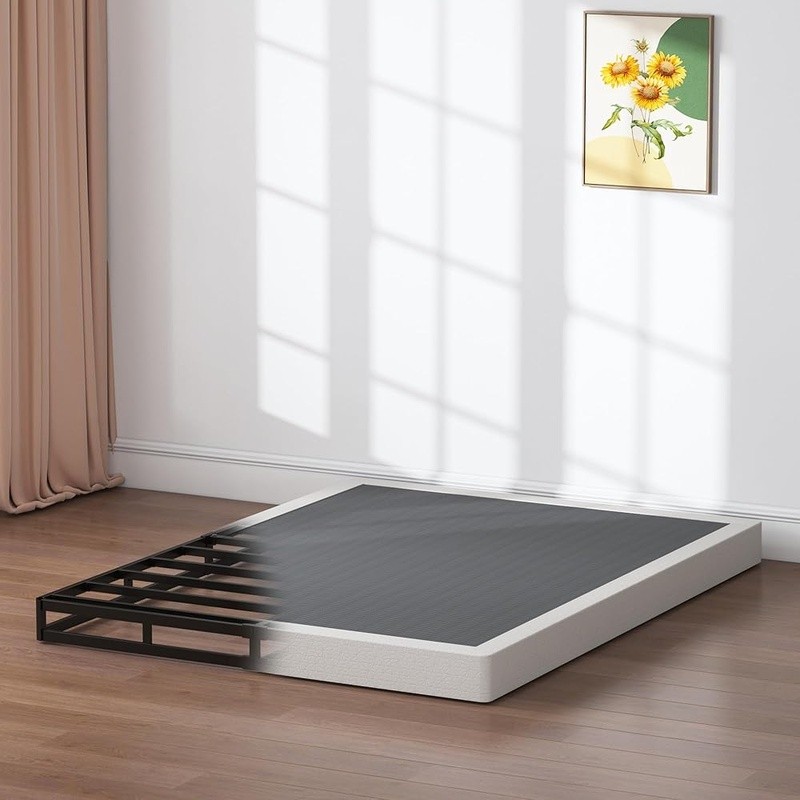 Durable Box Spring Metal Frame Squeak Resistant Easy Assembly Cover Included New gallery