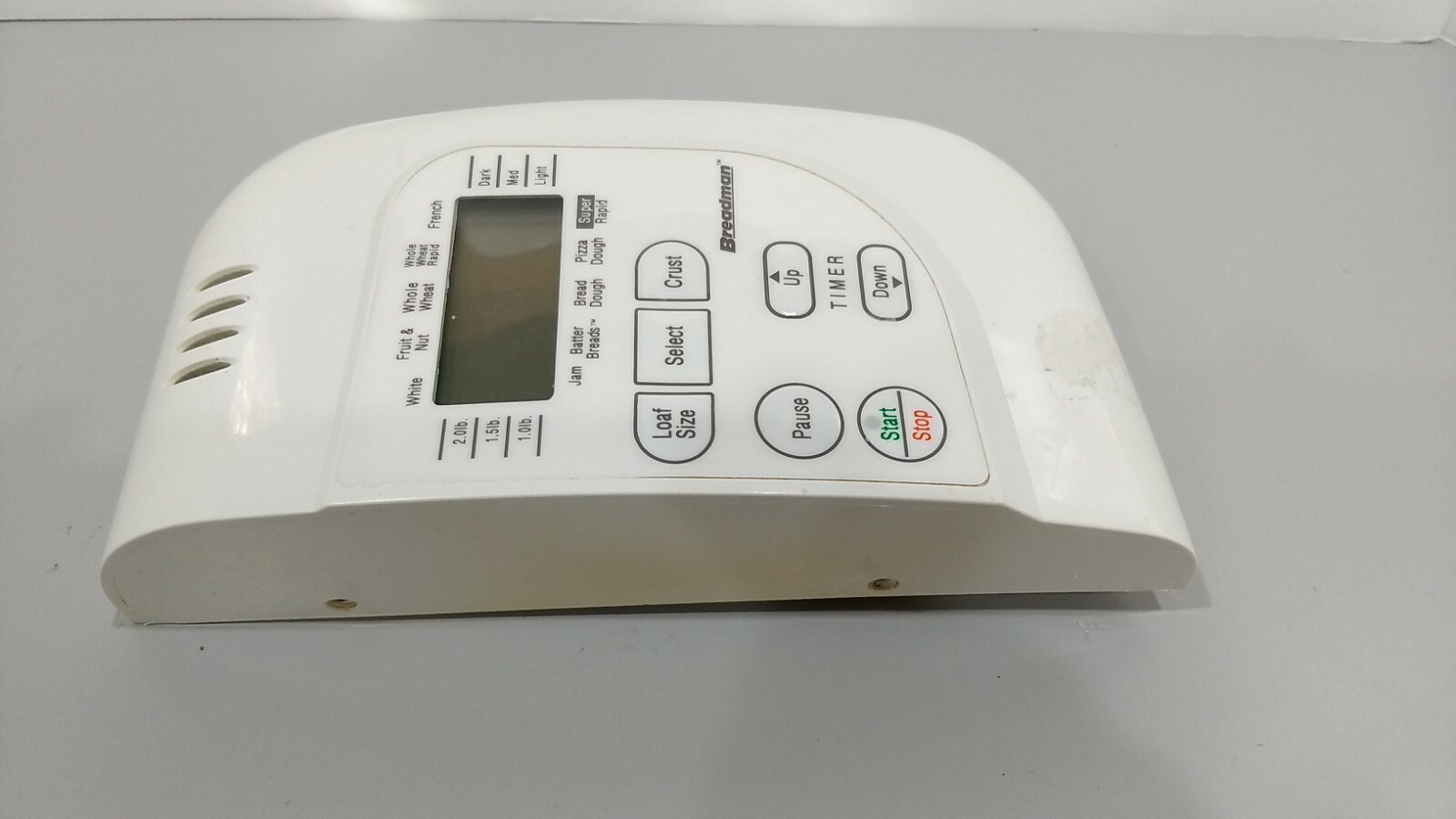 Breadman Bread Maker Machine Control Panel for Model TR845 gallery