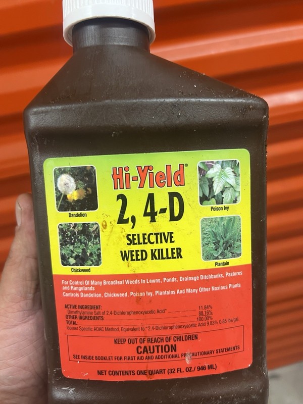 Hi-Yield Weed Killer Concentrate 2, 4-D 32 oz Post Emergent Weeds in Spring gallery