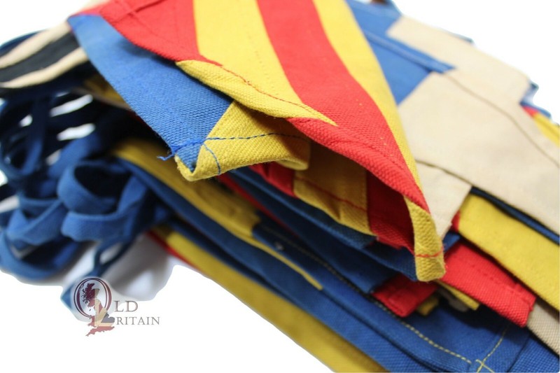 Nautical Code Bunting Huge 100% Sewn Cotton Banner 40 Flags (12.5 Meters Long) gallery