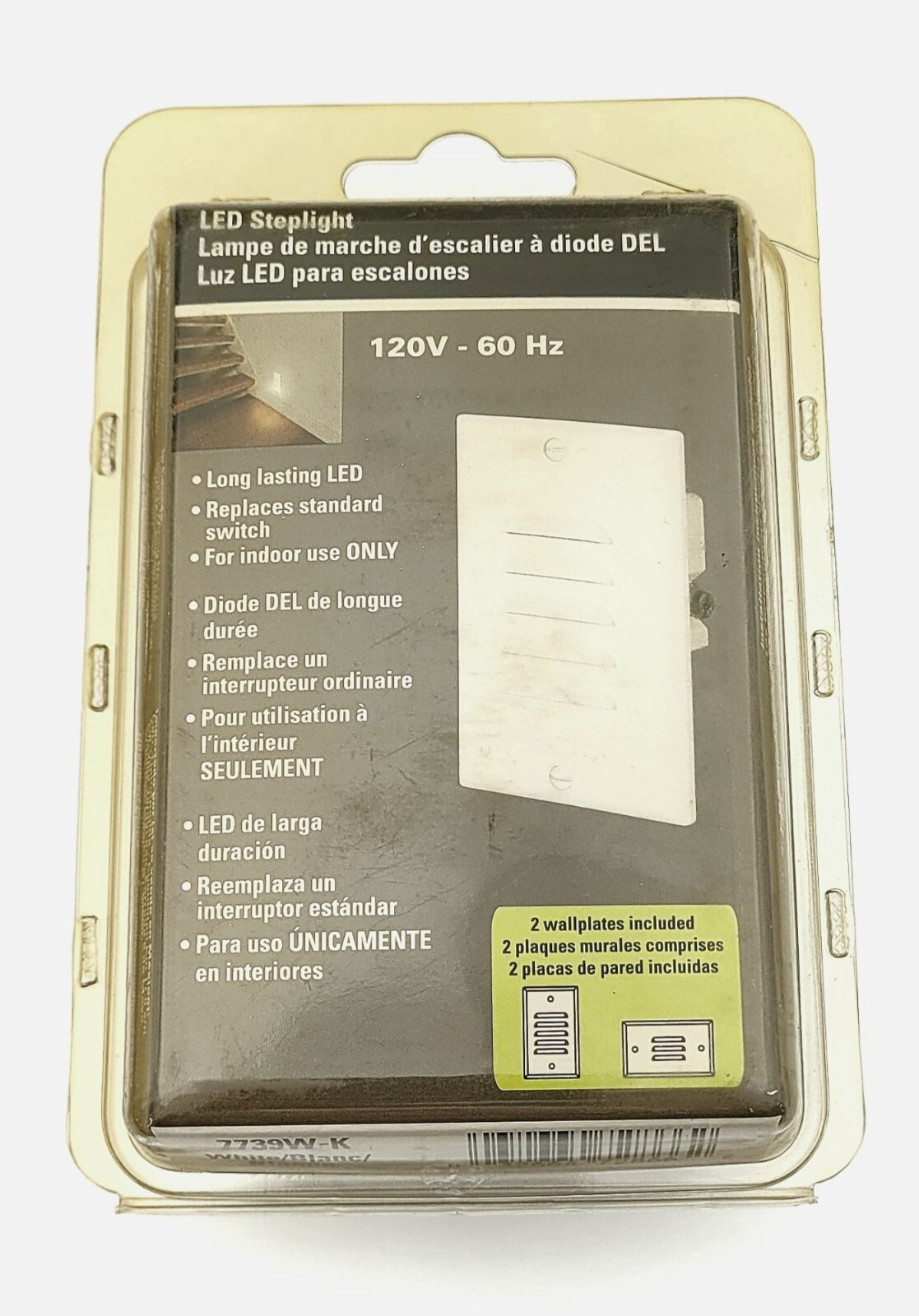 Cooper Wiring Devices 7739W-K LED Steplight 120V 60HZ Indoor Use Only New gallery