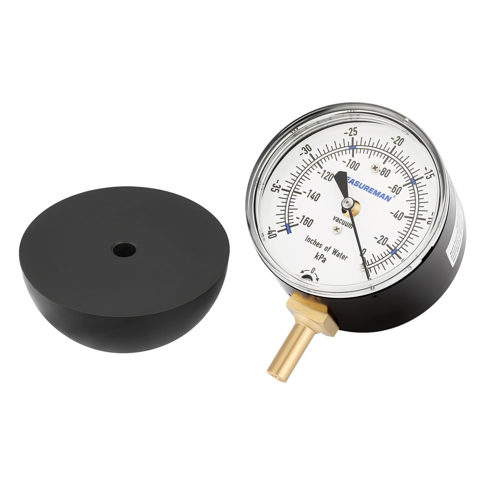 MEASUREMAN Vacuum Cleaner Suction Gauge, 0-160 Inches of Water Measures Sucti... gallery