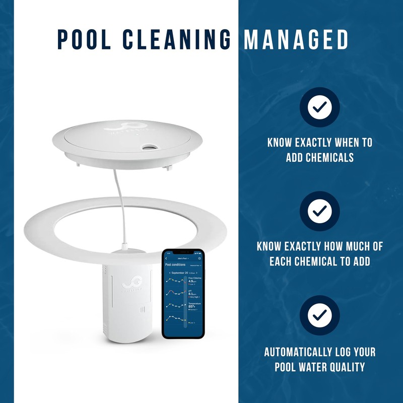 - Sense Skimmer Adapter - Smart Pool Monitor - Chlorine & pH Meter - Pool Wat... gallery
