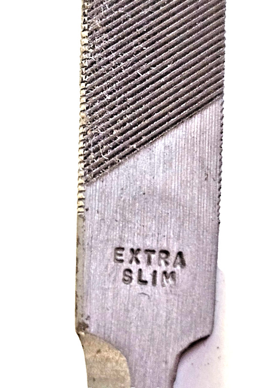 Nicholson 14729 8" Extra Slim Taper File Single Cut Triangular USA MADE VINTAGE gallery
