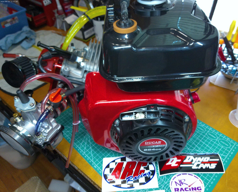 224cc Max Performance Built engine ARC Flywheel And Rod CM SuperX Cam video gallery