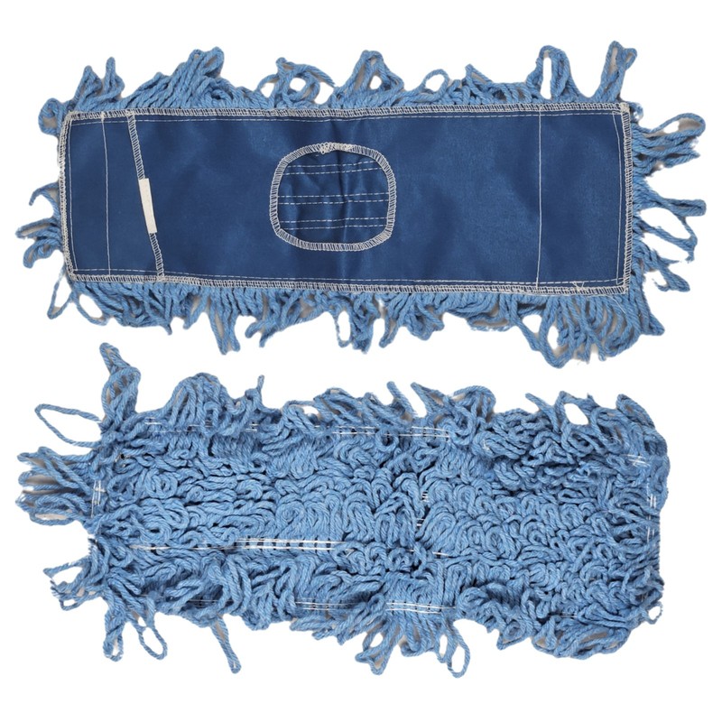 Dust Mop Replacement Head Washable Commercial Heavy Duty Mop Refills 20"x6" BLUE gallery