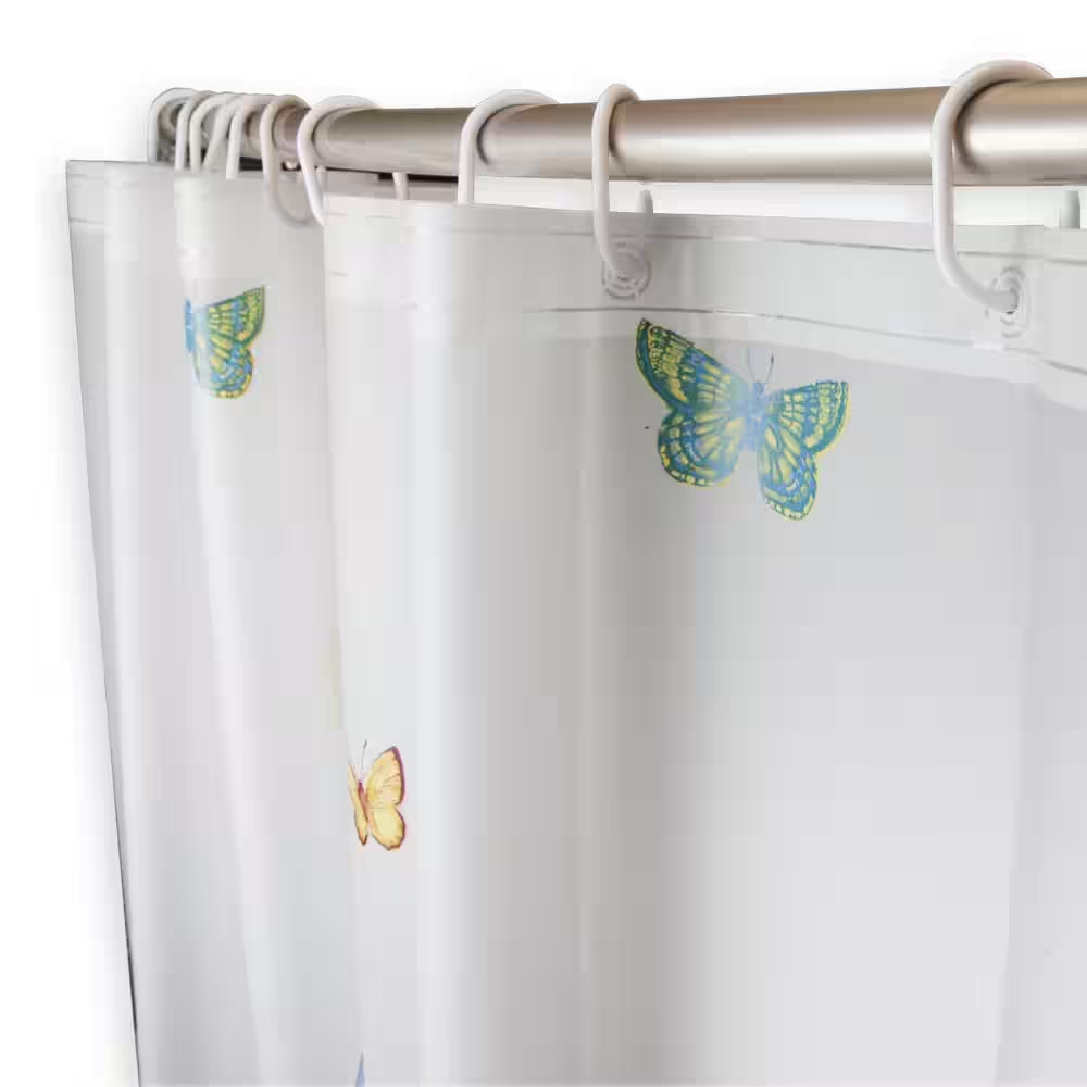 71 In. X 71 In. Tranquil Floating Butterflies Shower Curtain gallery