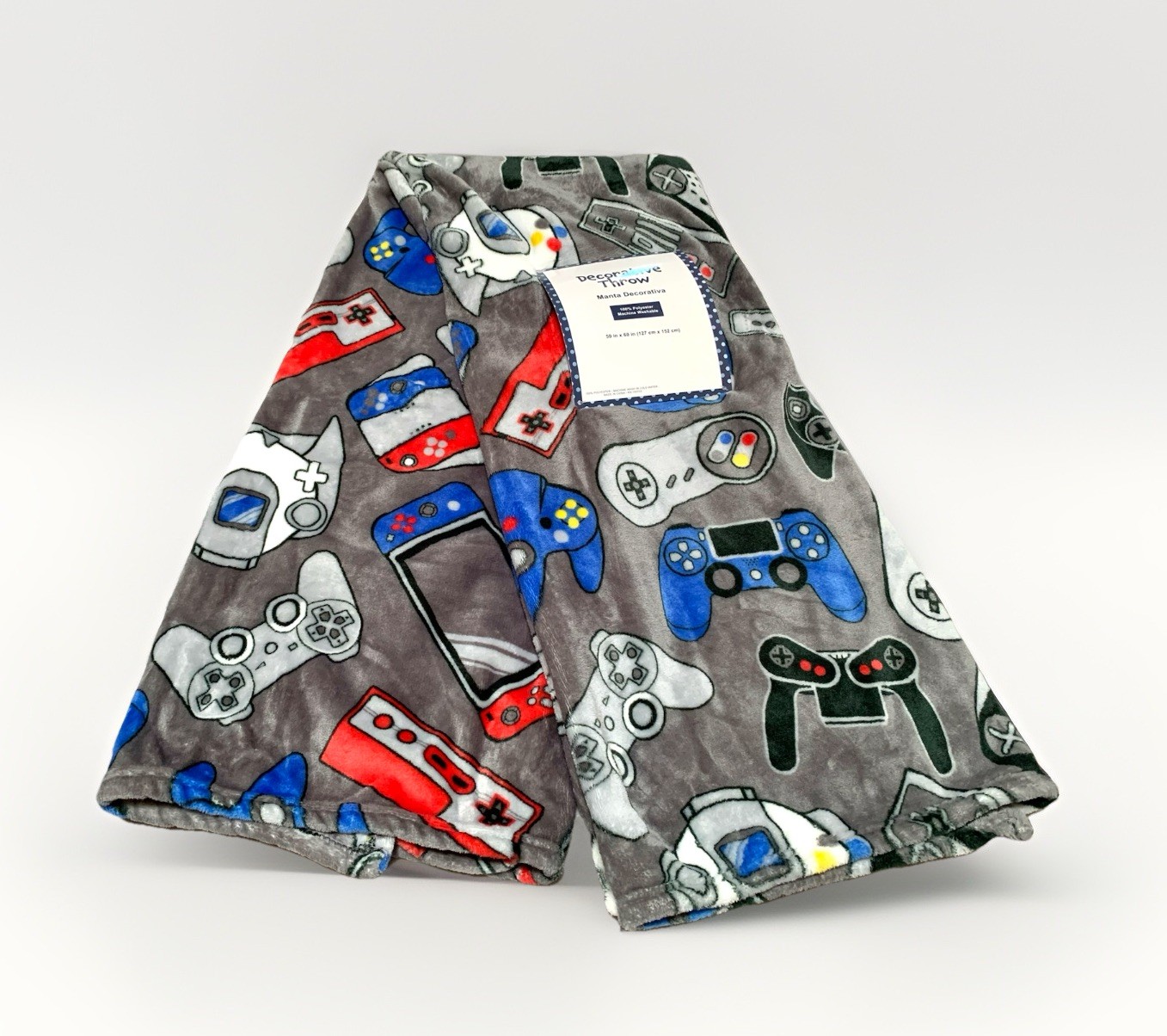 NEW Video Game Controllers 50in x 60in Super Soft Plush Throw Blanket gallery