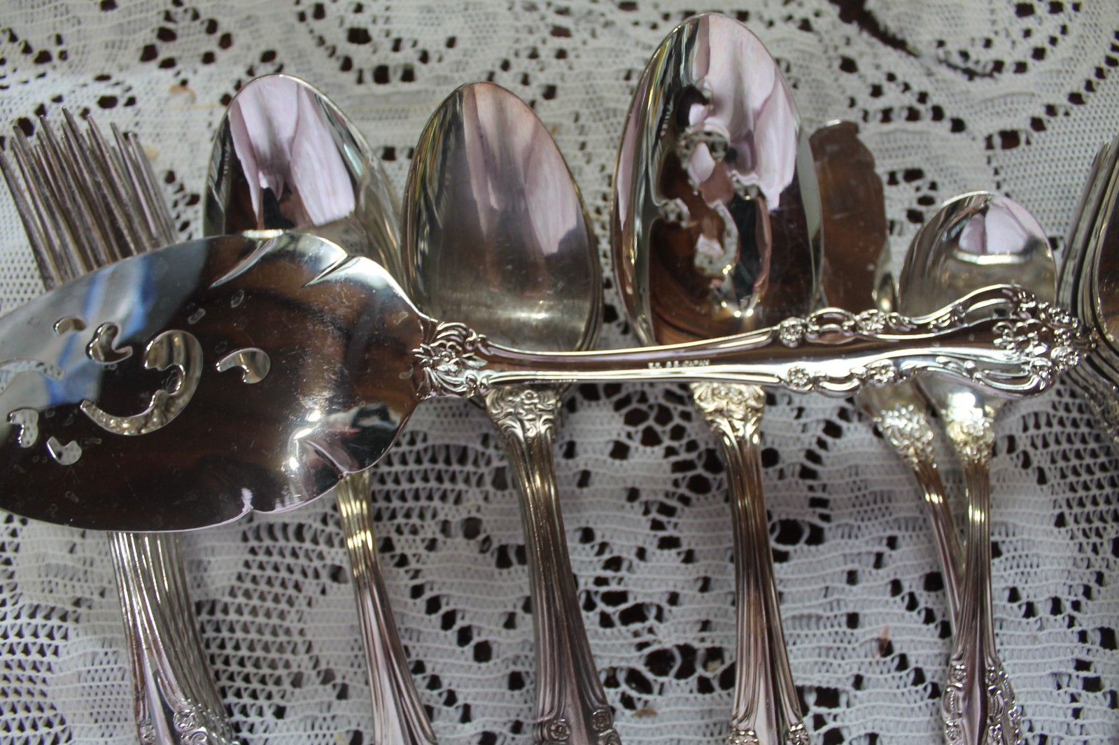 Romantic Rose Silverplate Flatware Your Choice gallery