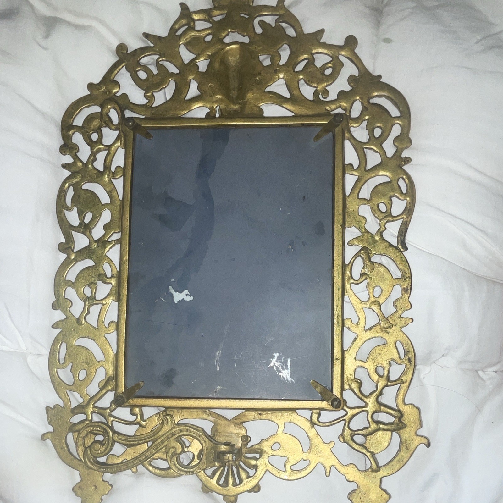 Ornate Gold Metal Rectangle Picture Frame Portrait 1 Photo Less Than 5x7 in gallery