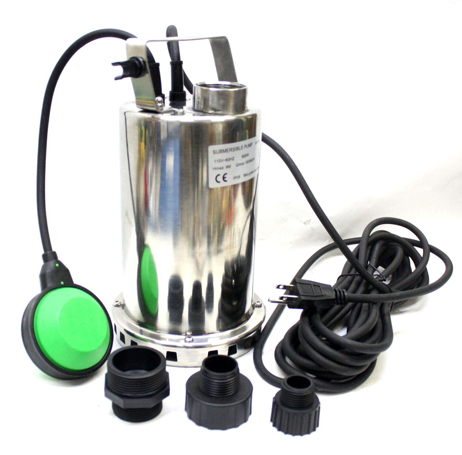 900W Stainless Submersible Pool Pond Drain Transfer Pool Water Pump 3038GPH gallery