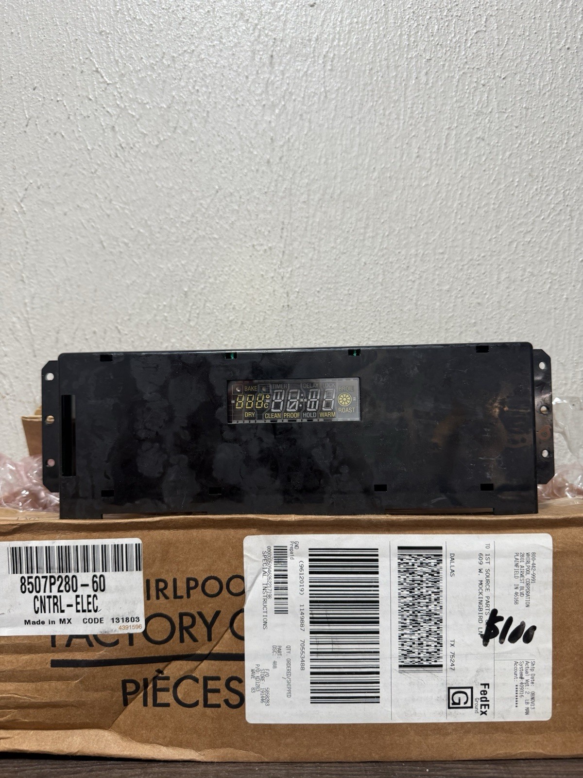 8507P280-60 Whirlpool Range Control Board Whirlpool Genuine READ gallery