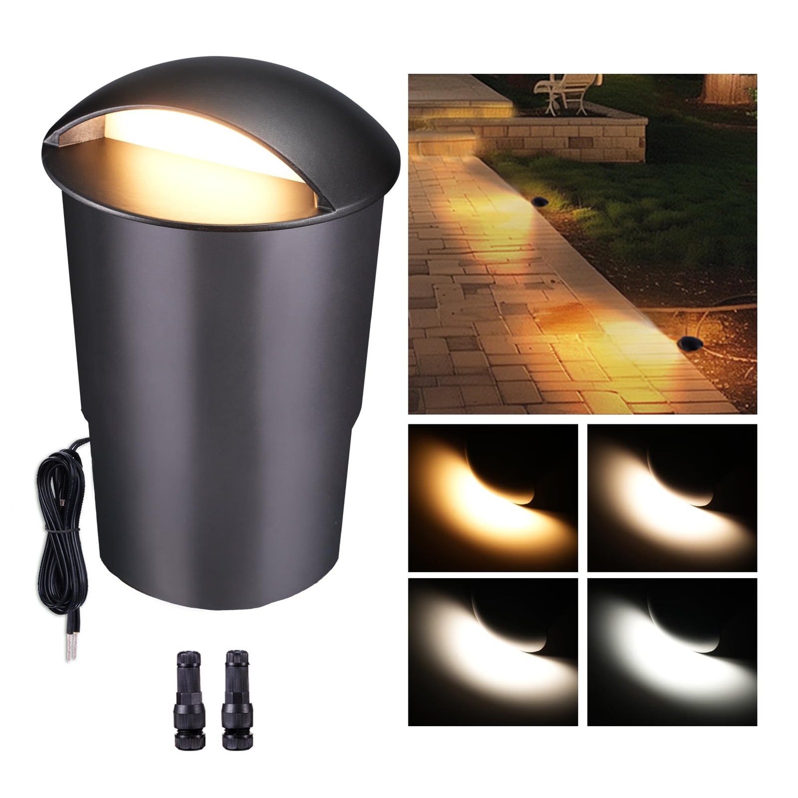 Low Voltage Well Lights - 5 Colors Temp IP67 In-Ground Light, 2700K/3000K/350... gallery