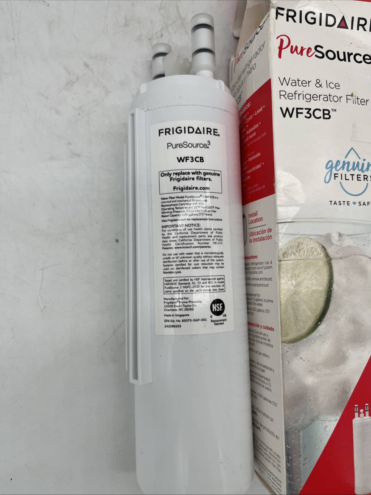 Frigidaire WF3CB Puresource3 Refrigerator Water Filter - White - (Pack of 1) gallery