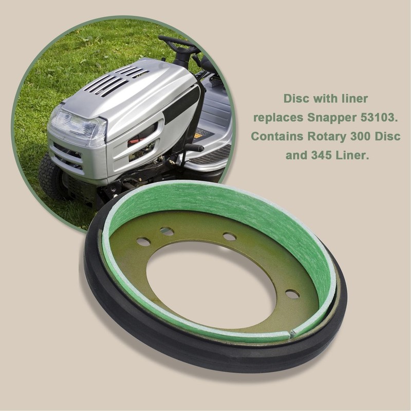 5-3103 Drive Disc with Liner with Snapper 7600135YP 5-7337 5-7423 7053 gallery