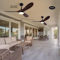 42″ LED Ceiling Fan Light Remote Control For Bedroom Dining Room Chandelier Fan！