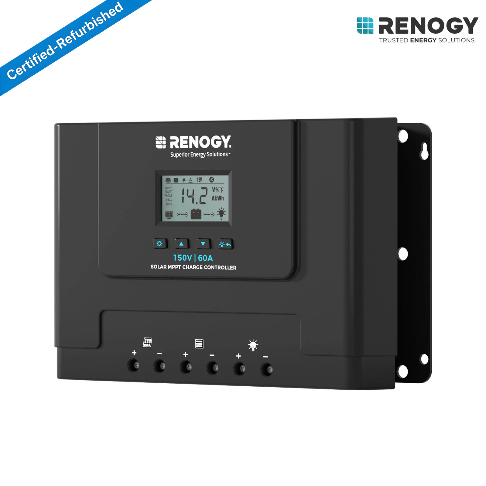 Renogy 60A MPPT Solar Charge Controller 12V/24V/36V/48V For RV Refurbished gallery