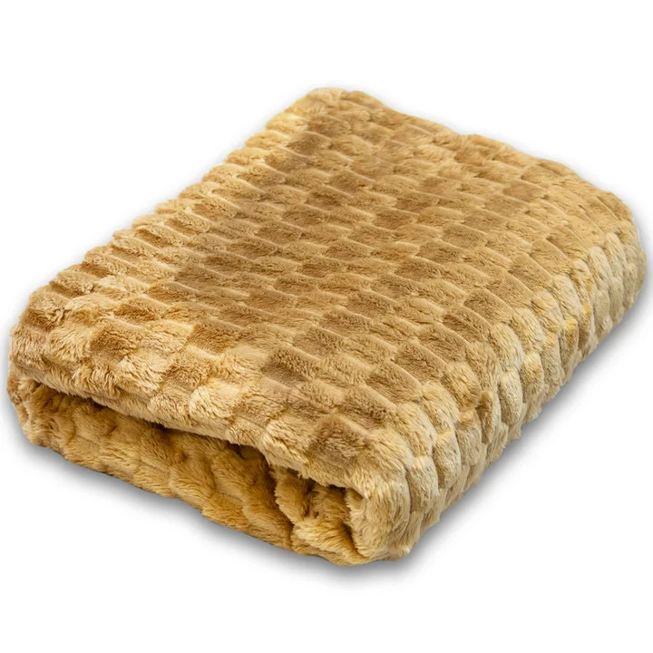 Caramel Blanket Soft Plush Solid Color Blanket Cozy Warm Caramel Blanket 50x60in gallery