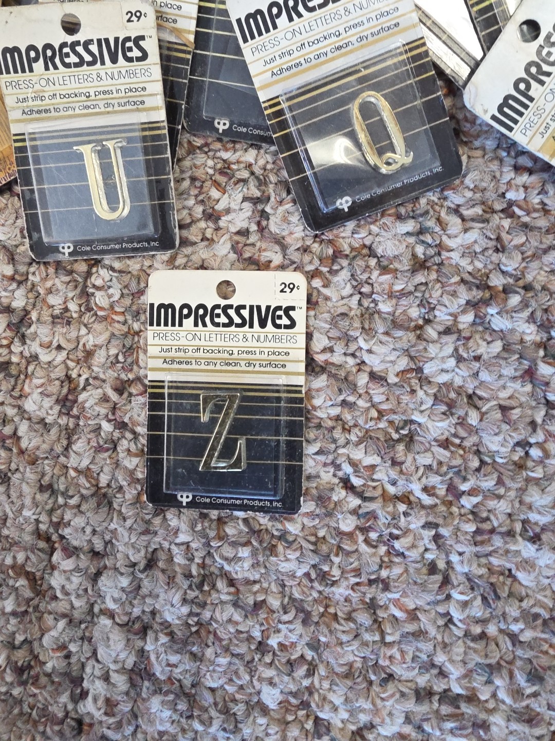 Moderne Impressives Press-On Letters & Numbers 75+ Lot Varies Sizes gallery