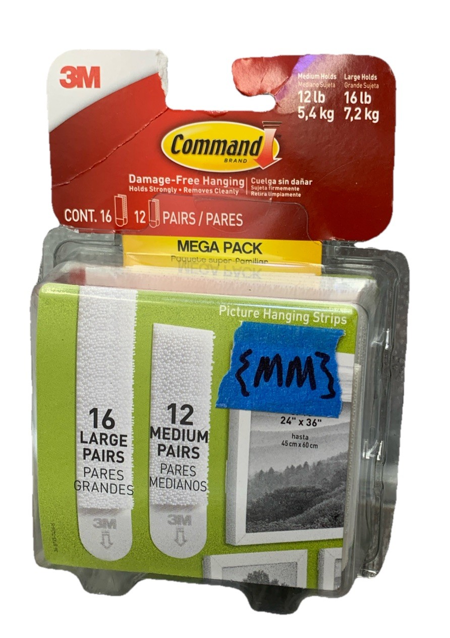 3M Command Picture Hanging Strips Mega Pack (1720928es) {43} gallery