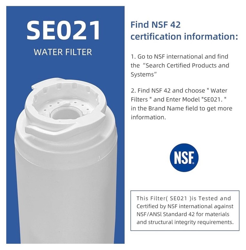 4 PACK SETFEEL SE021 Replacement for Bosch Thermador Ultra-Clarity Water Filter gallery