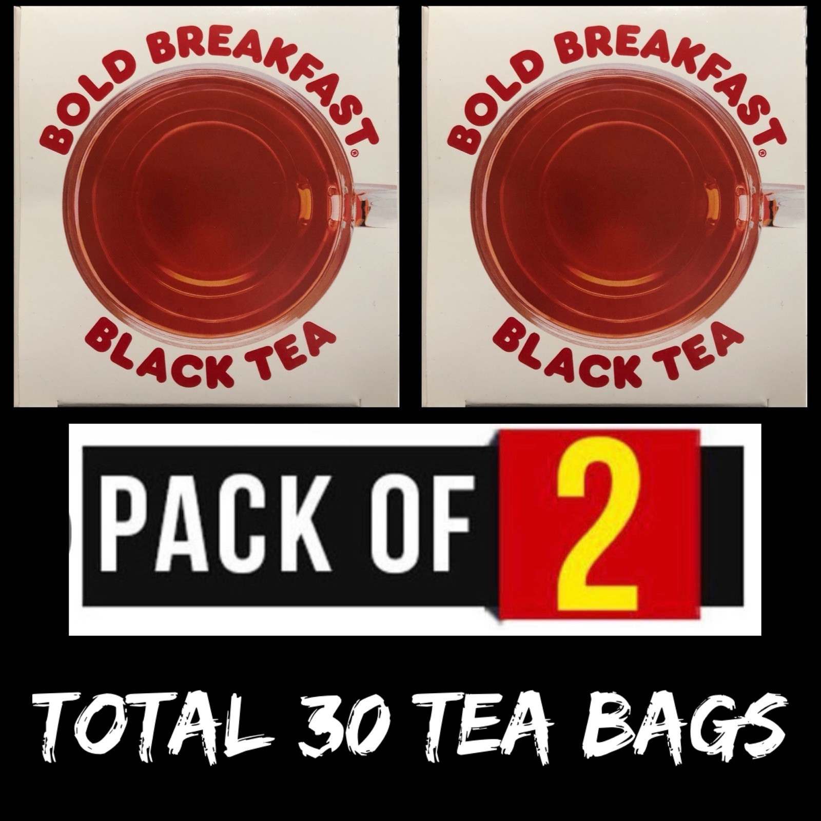 Dunkin Bold Breakfast Black Tea Pyramid Sachet Total 30 Tea Bags. NW 1.6 OZ gallery