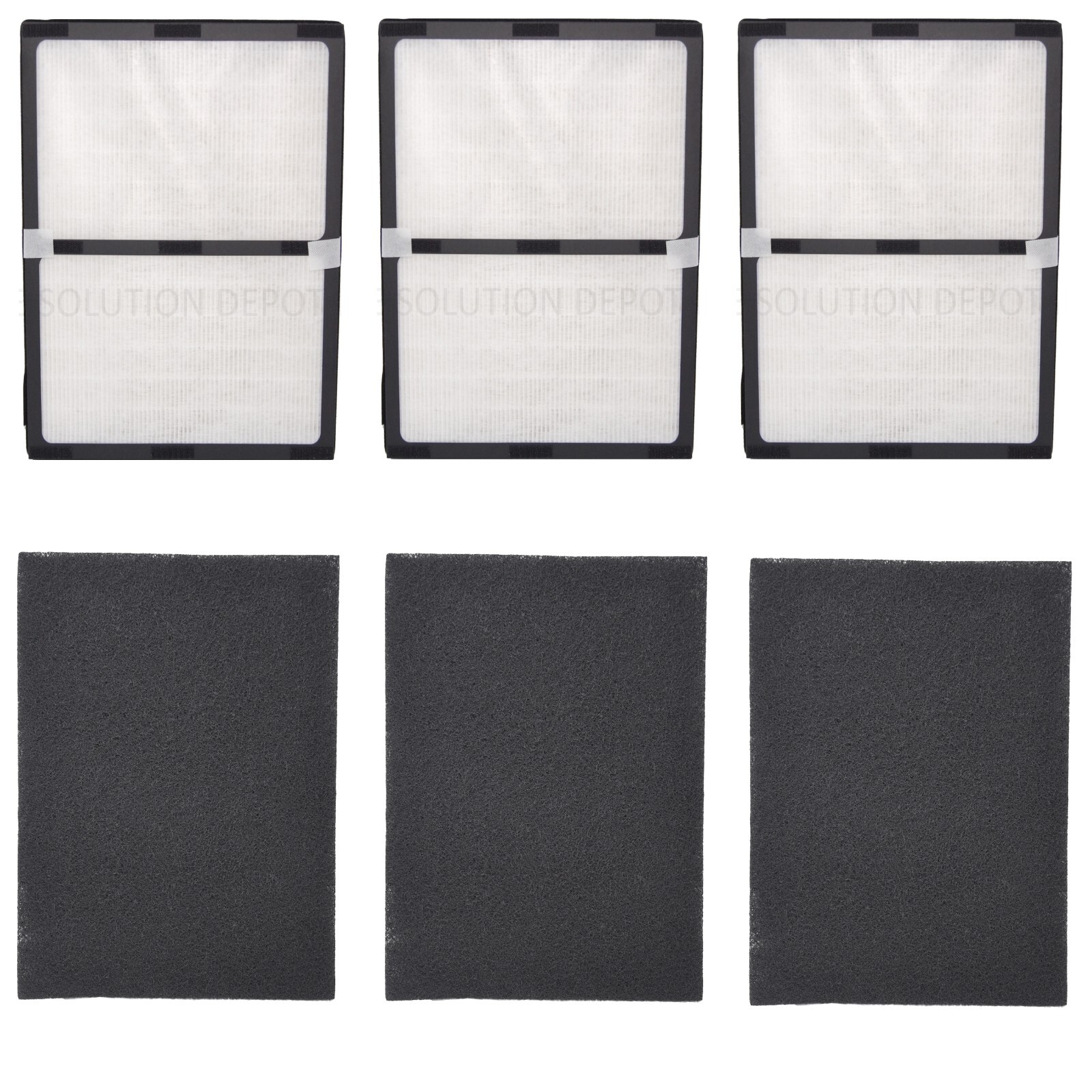3 Pack Hepa + Carbon Filters For Idylis D IAF-H-100D AC-2118 AC-2123 IAP-10-280 gallery