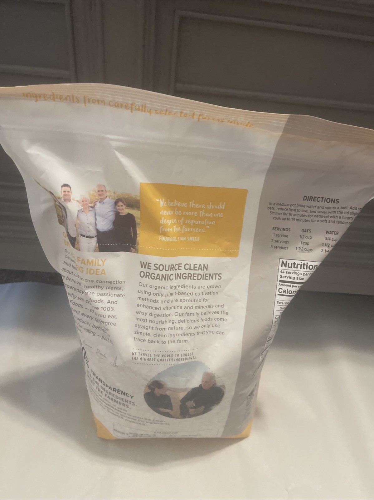 One Degree Organic Sprouted Rolled Oats Gluten-Free gallery