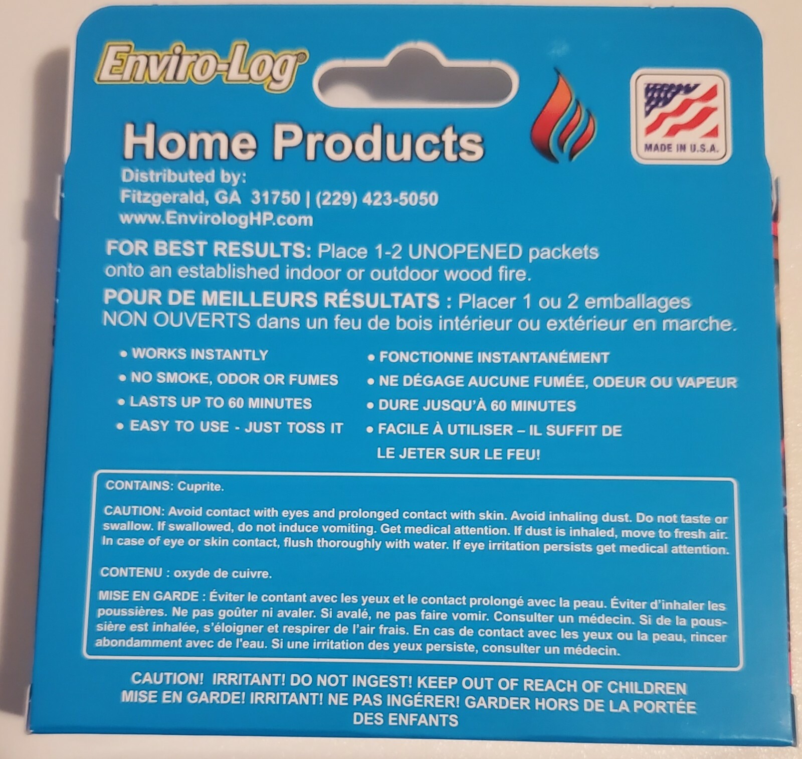 Enviro-Log Color-Flame 3 packets Add Amazing Color To Your WooD Fire NEW gallery