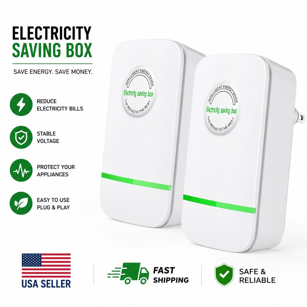 2PC Pro Power Saver Energy Saver Household Power Saver pro Electricity Saving gallery