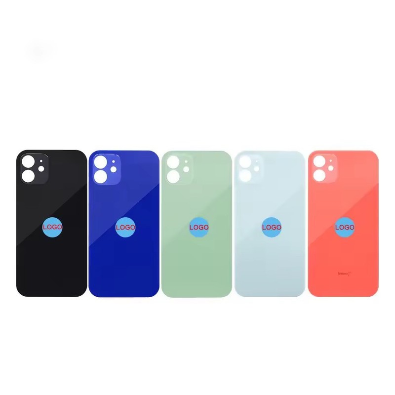 Replacement Rear Back Glass Big Hole For iPhone 14 13 12 11 Pro XR XS X 8 SE Lot gallery