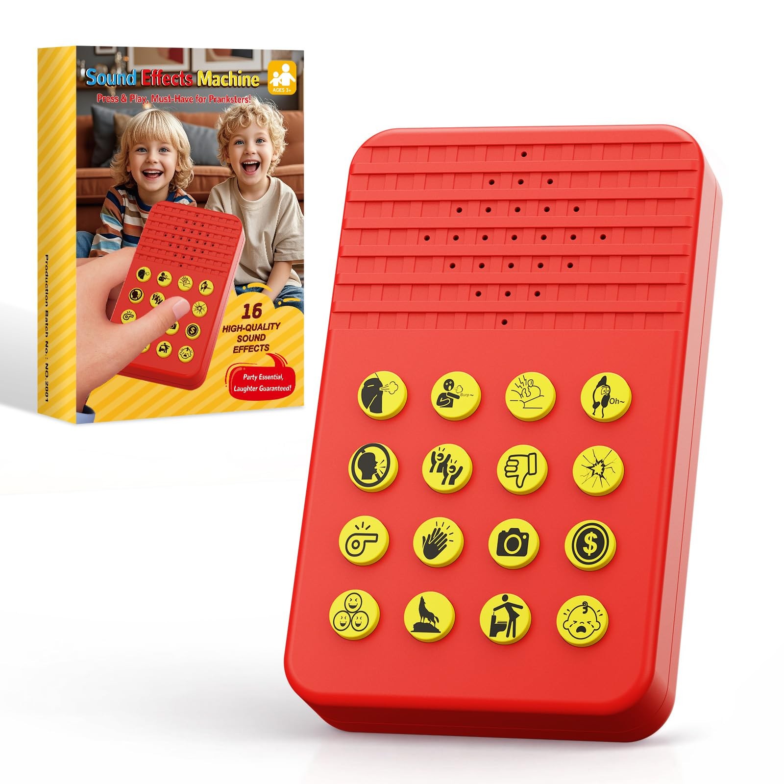 Sound Effects Machine, 16 Effects, 3Level Volume Control, Portable Prank Fart... gallery