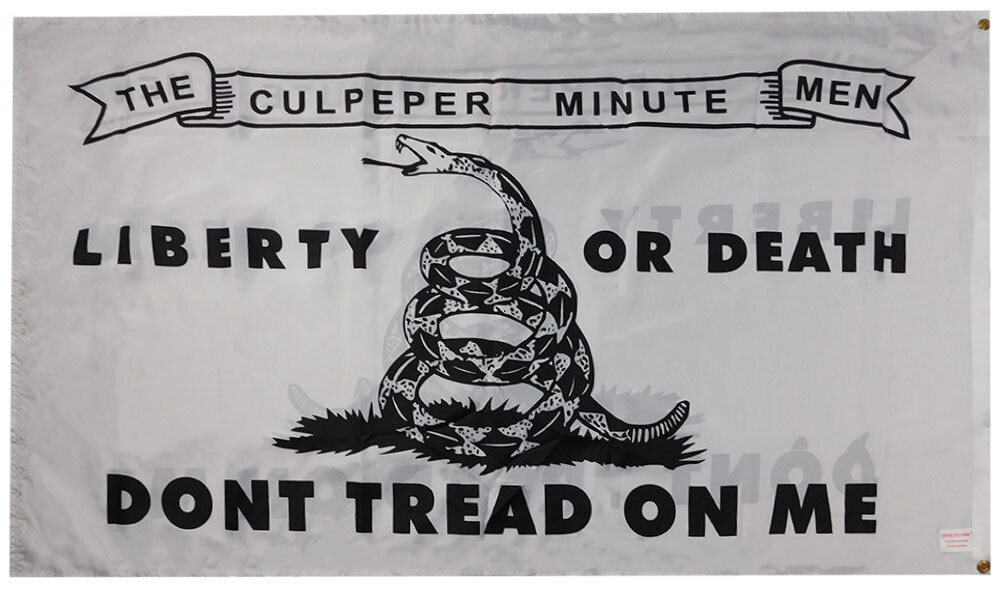 Culpeper Culpepper White 100D Poly Nylon Double Sided 3x5 3'x5' Flag Banner gallery