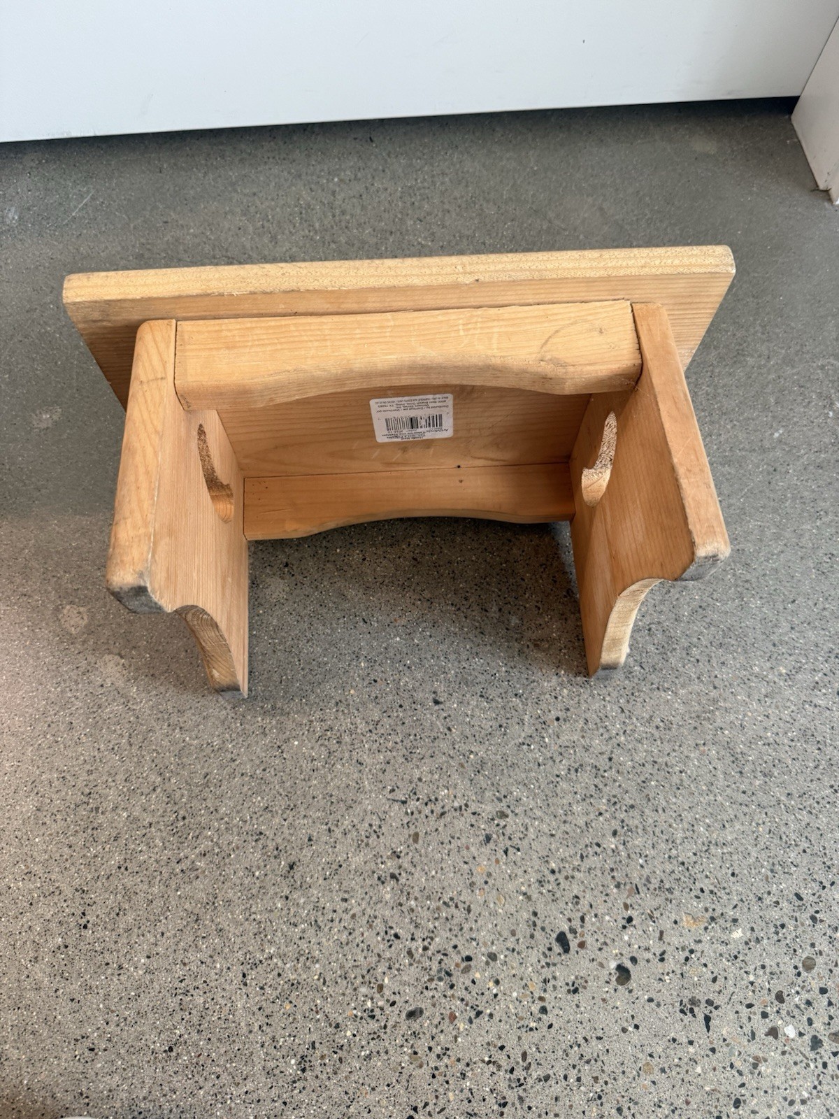 Rustic Light Wood Brown Small Step Stool/Foodstool, Fully Assembled Indoor gallery