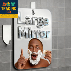 Fogless Shatterproof Shower Mirror for Shaving, Wall-Mounted, 11×8 Inches