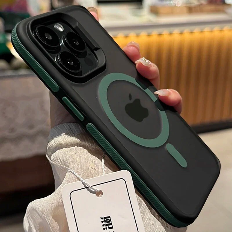 Magnetic Phone Case For iPhone 17 16 15 14 13 12 Pro Max Plus Bumper Hard Cover gallery