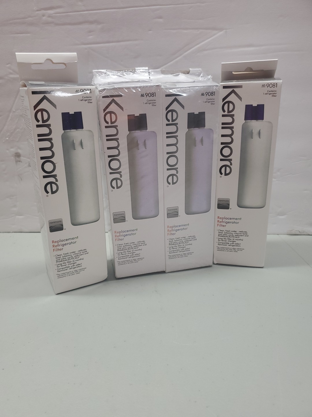 4- Kenmore 9081 Replacement Refrigerator Water Filters 46-9081 46-9930 gallery