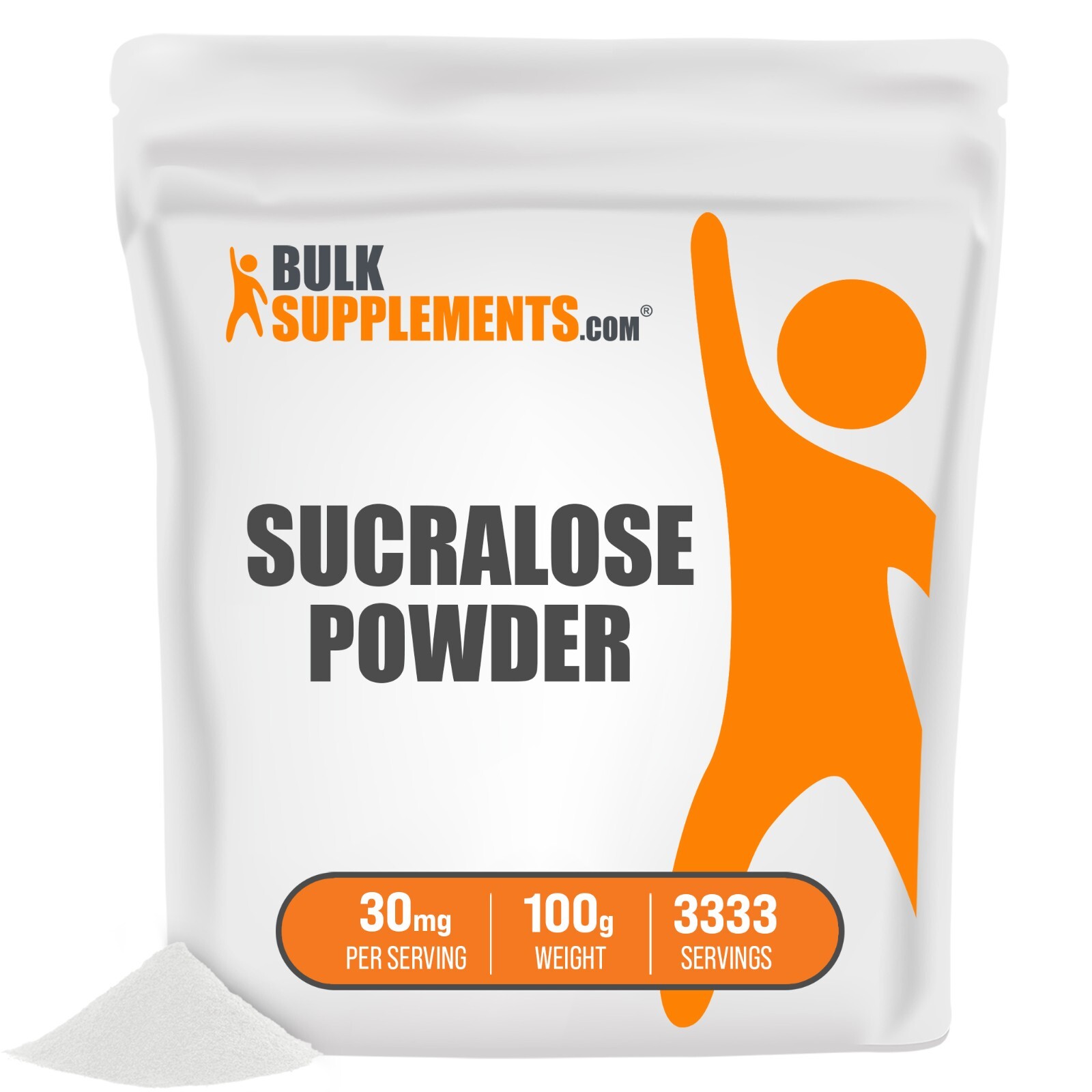 BulkSupplements Sucralose Powder 100g - 30mg Per Serving gallery