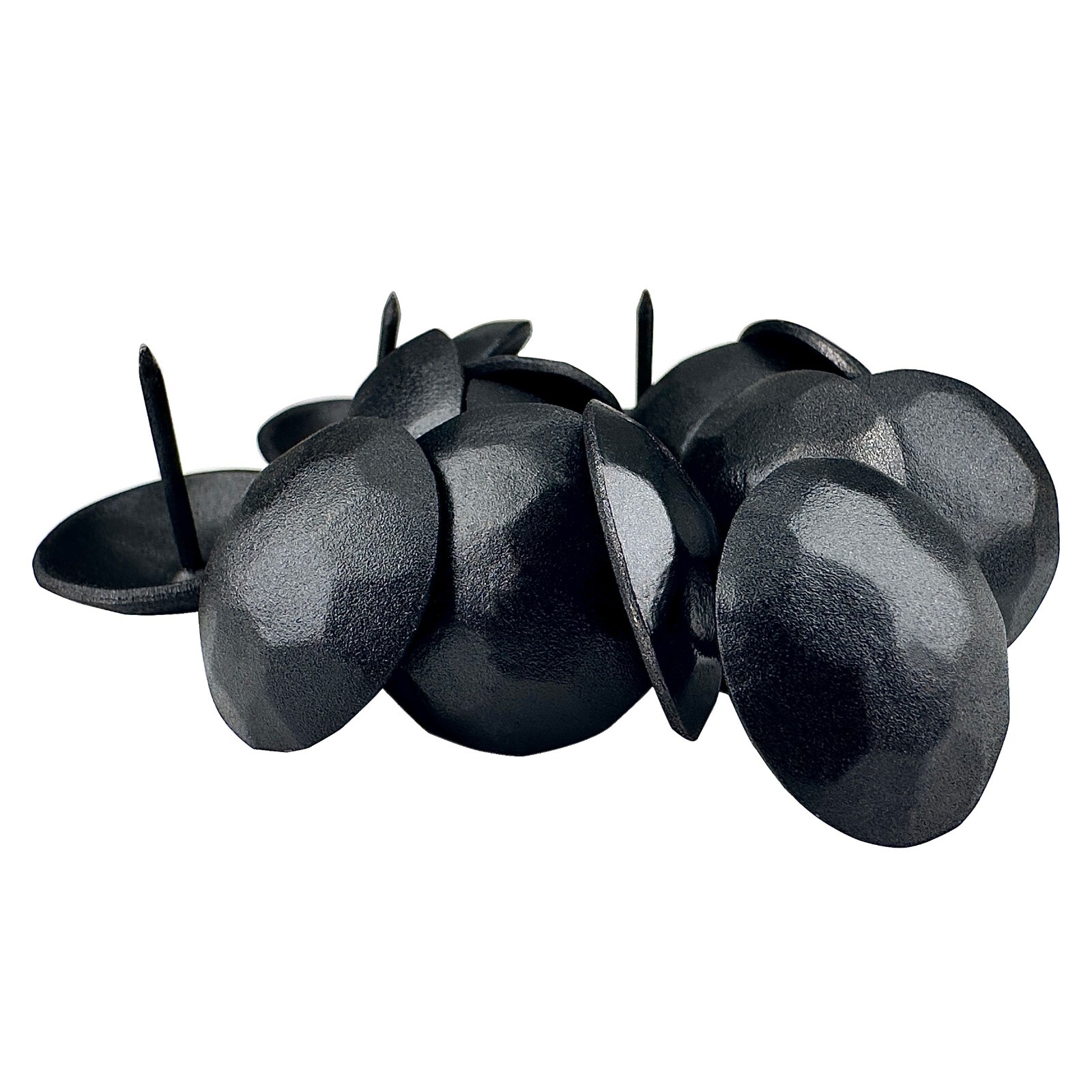 Sidco Supply 50 Pack - 1 Inch Iron Clavos - Decorative Nails - Hammered Black gallery