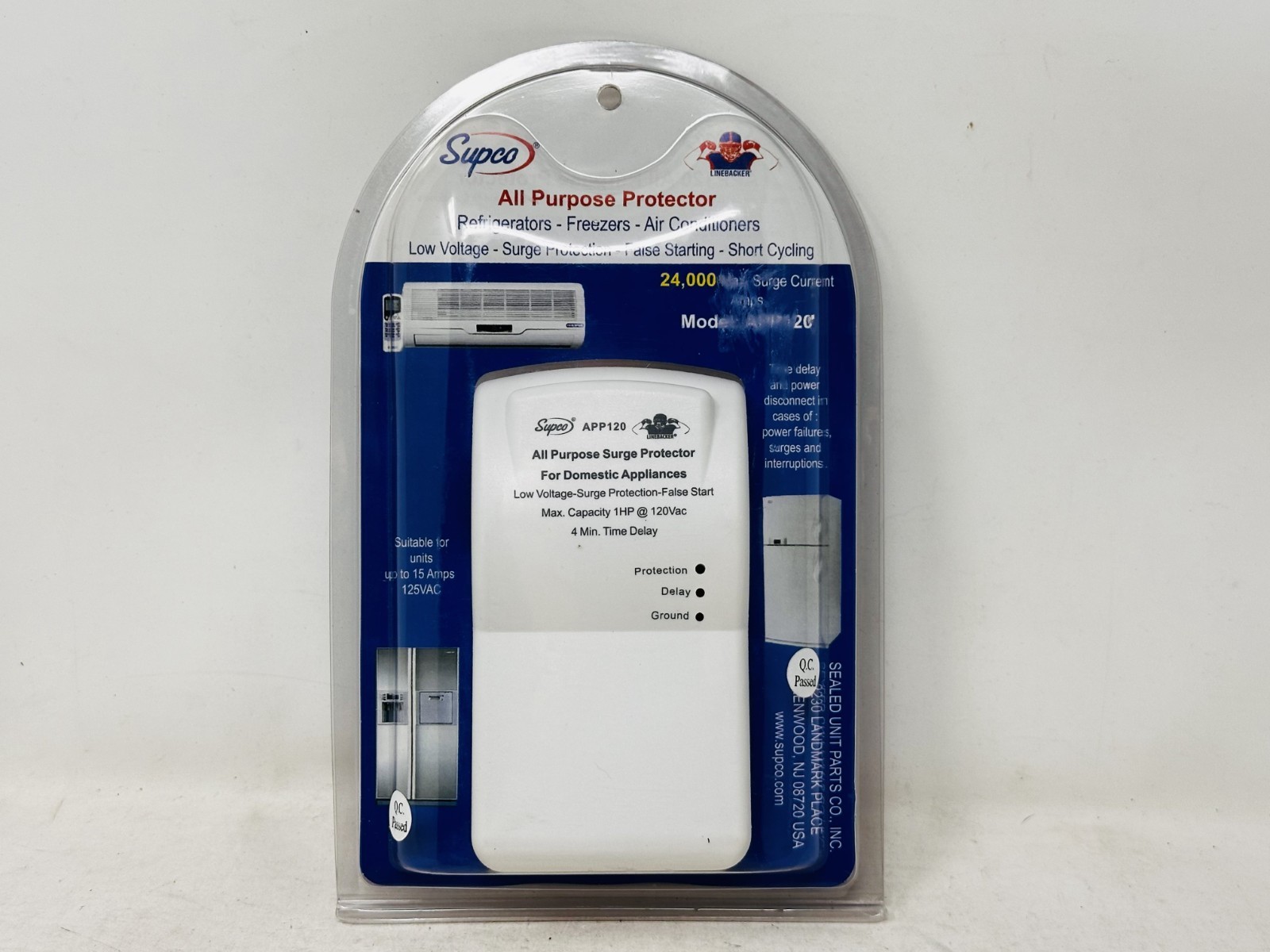 Genuine Supco All Purpose Appliance Refrigerator A/C Surge Protector 120V APP120 gallery