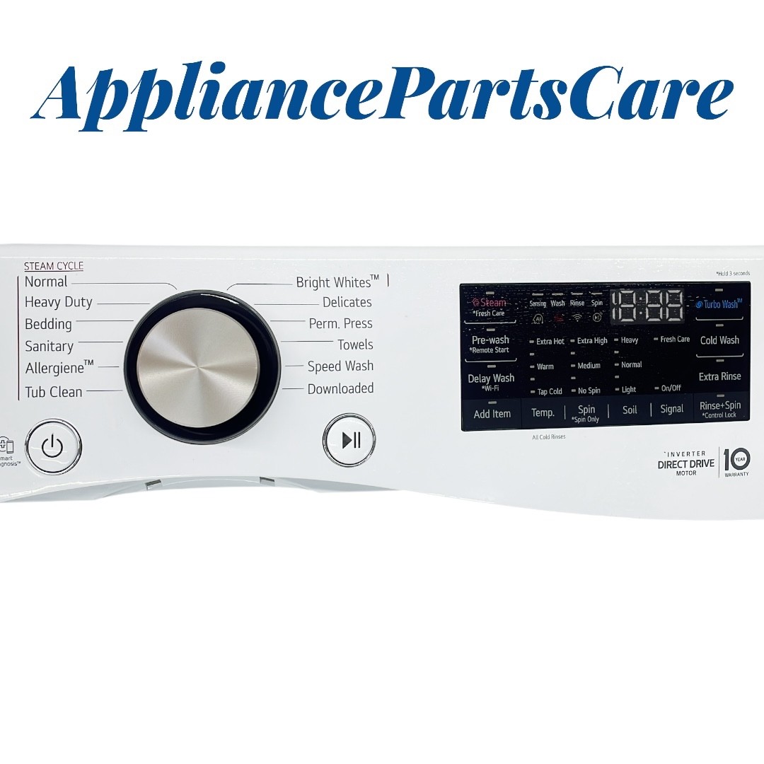 LG Washer Control Panel Assembly AGL30019512, AGL30120712, EBR85194760 gallery