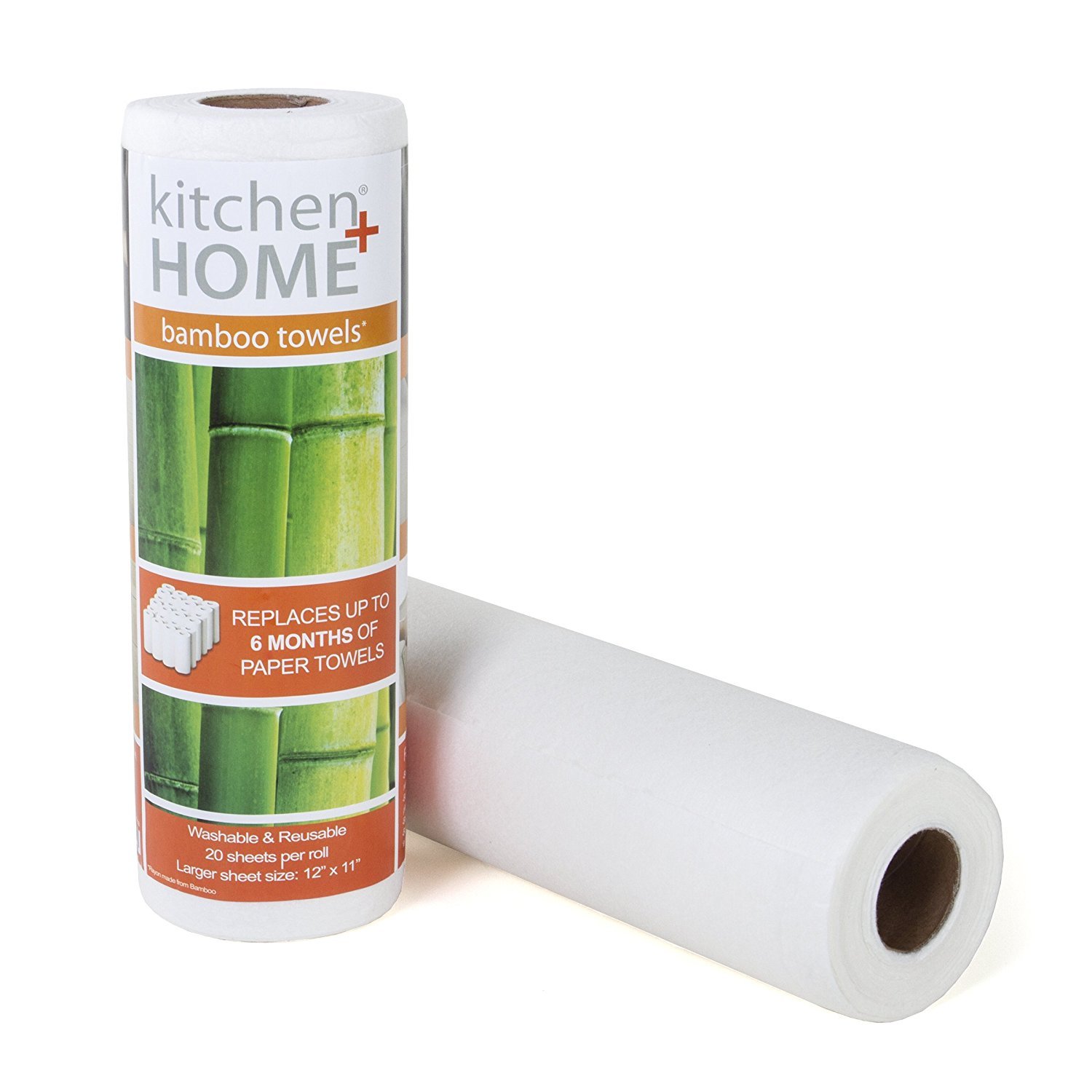 Kitchen + Home Bamboo Paper Towels – Heavy Duty Washable Reusable Rayon Towels gallery
