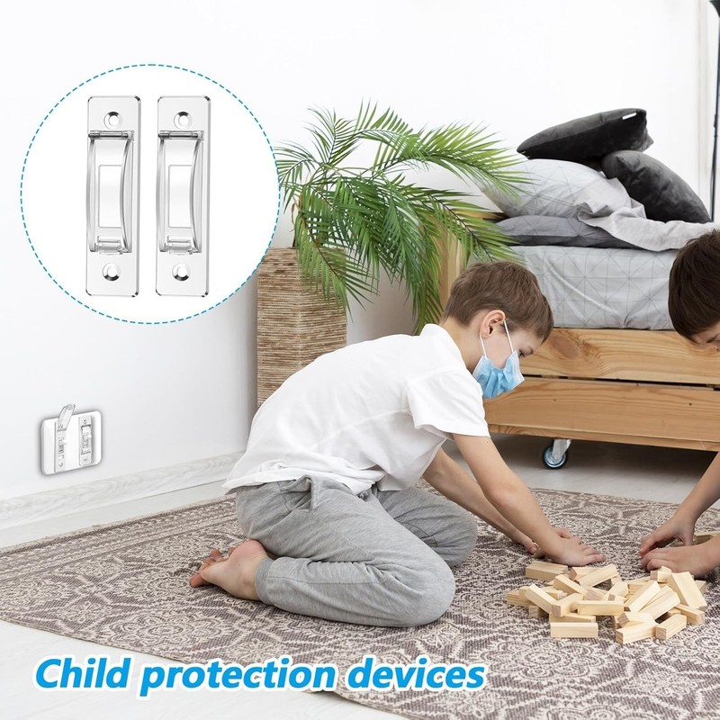 4 Pack Light Switch Guard Cover Wall Switch Guards Childproof Wall Switches Guar gallery
